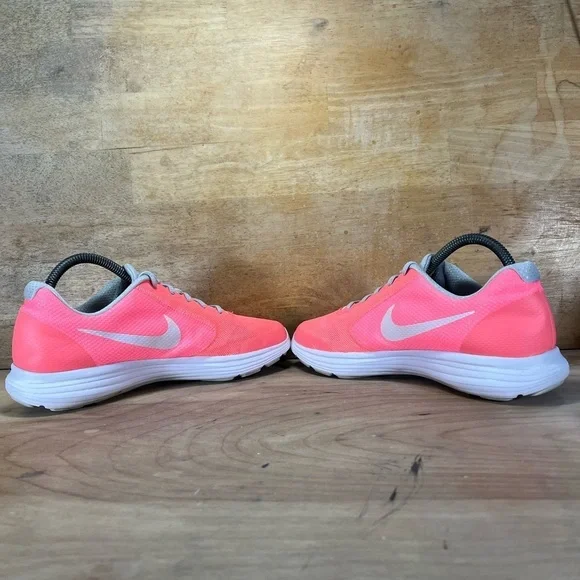 Nike Revolution 3 Womens Sz 8.5 (7Y) Running Shoes Sneakers Lava Glow 859602-600 - Picture 5 of 8